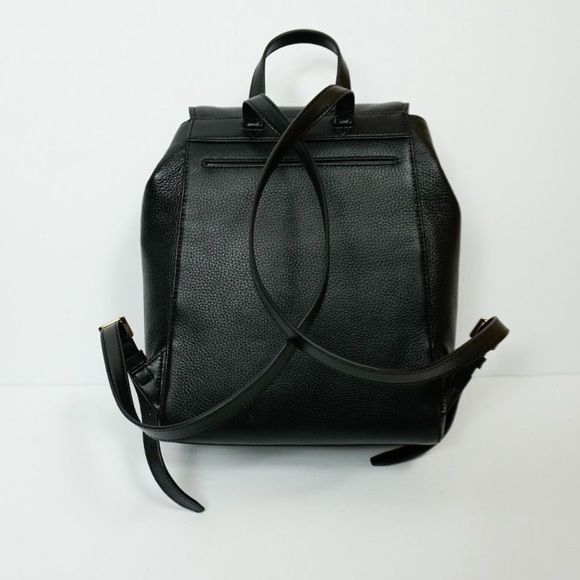 RARE Like new Michael Kors Ginger Drawstring Backpack Black - Picture 6 of 15